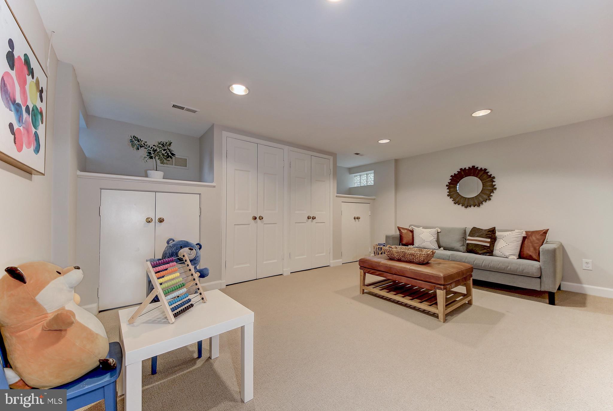 4417 Q Street Northwest Washington, DC 20007 - Photo 22 of 29 Lower Level Family Room
