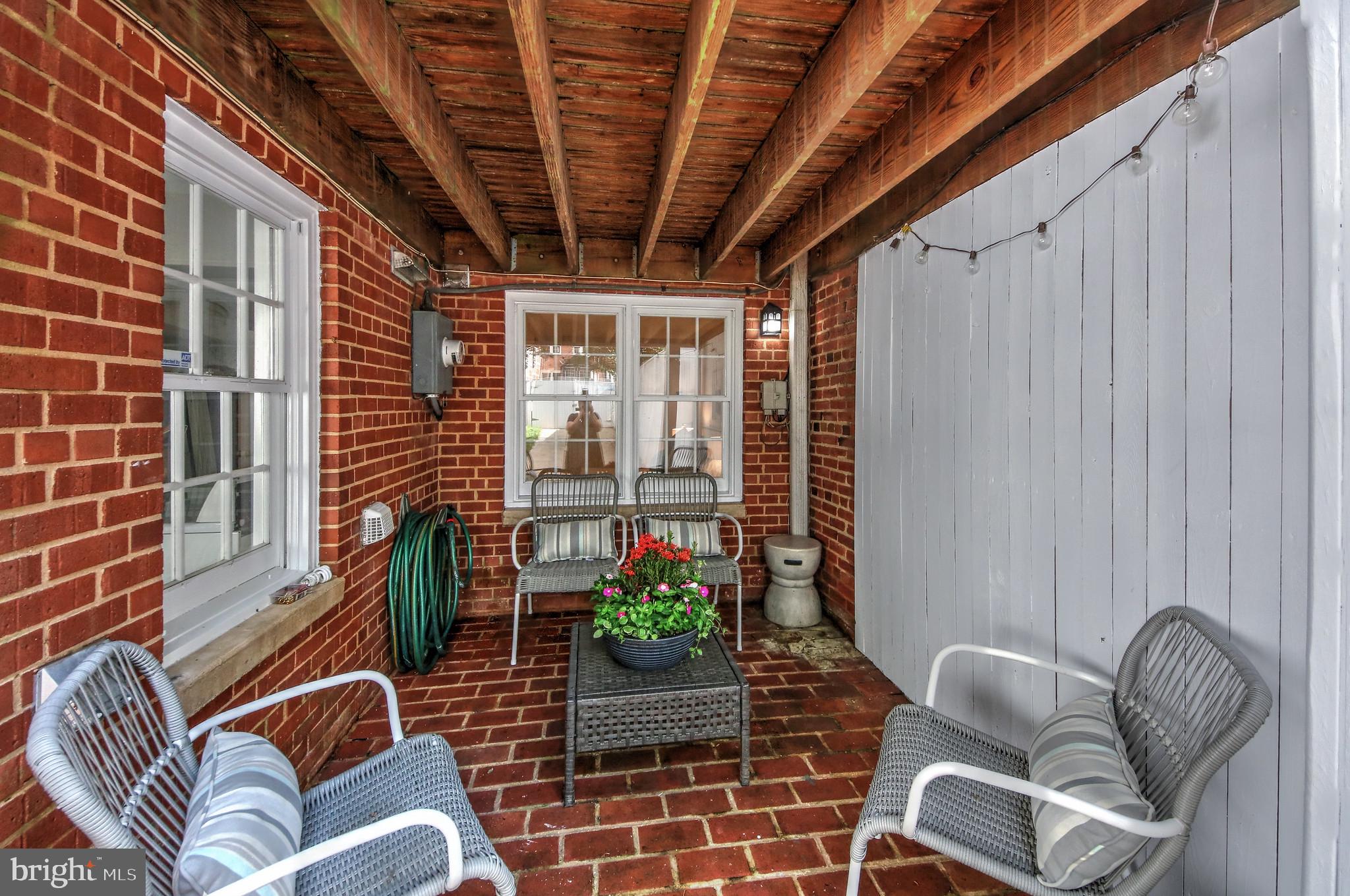 4417 Q Street Northwest Washington, DC 20007 - Photo 25 of 29 Lower Level Patio