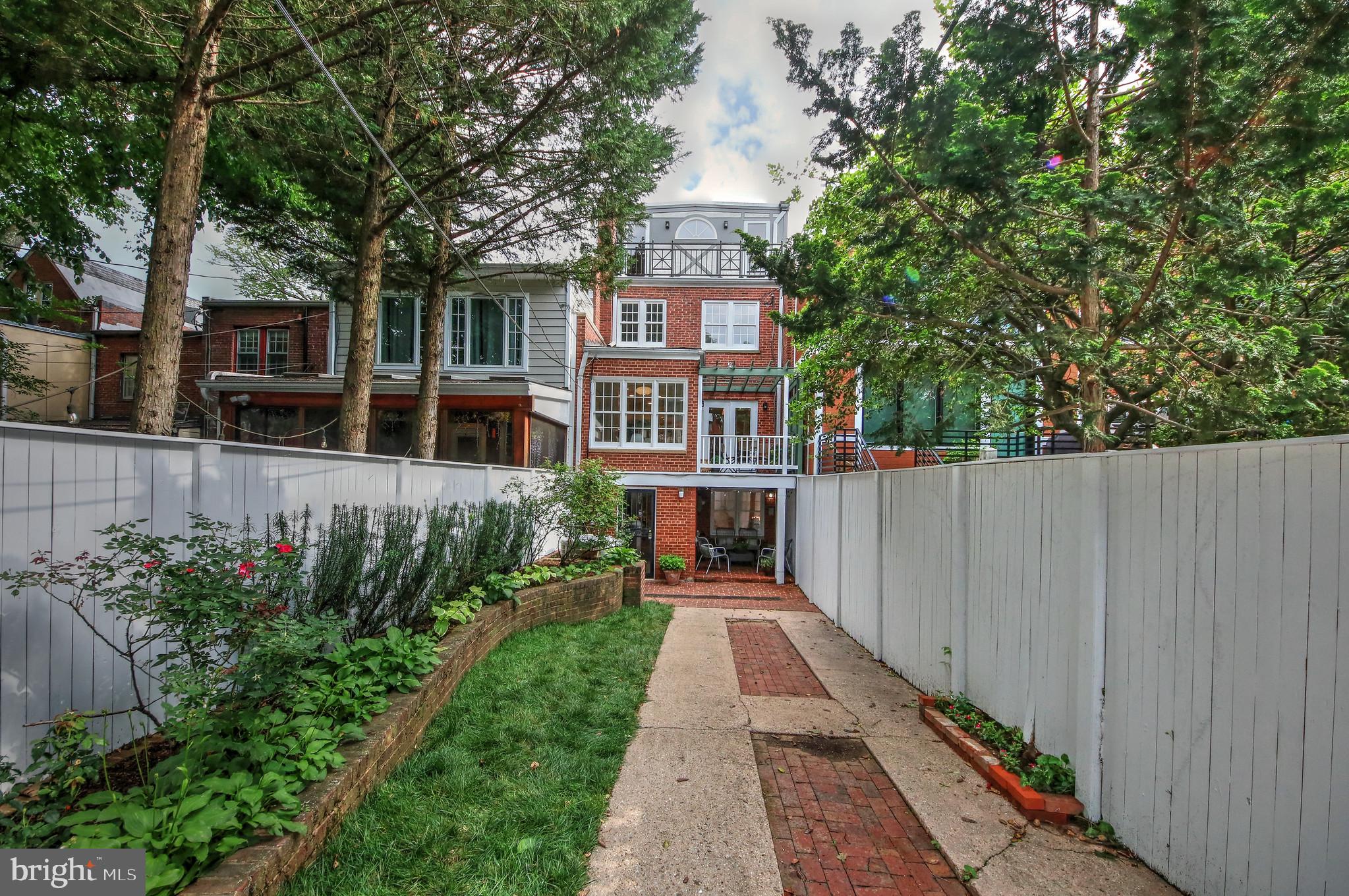 4417 Q Street Northwest Washington, DC 20007 - Photo 27 of 29 Fenced Yard & Garden, 2 car parking