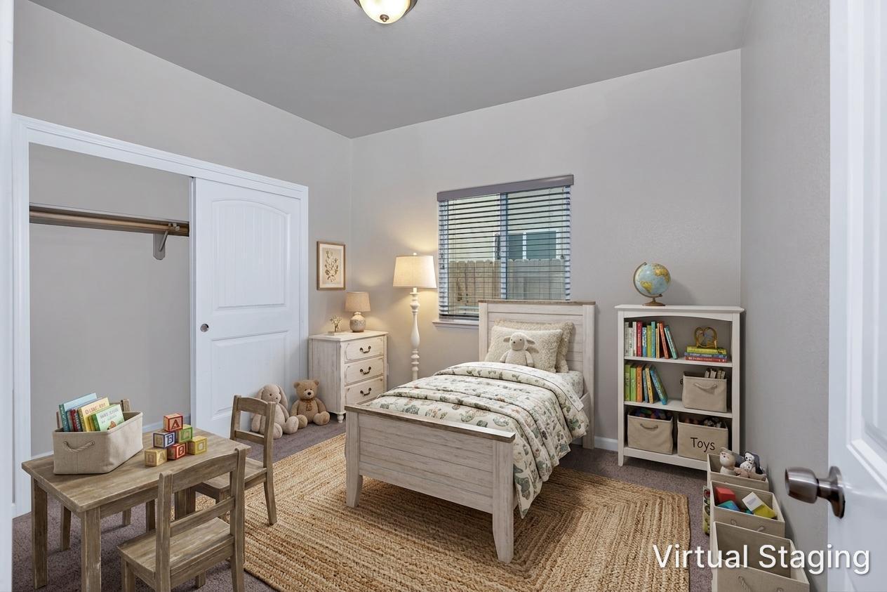 1476 Dynes Street Merced, CA 95348 - Photo 30 of 39 middle bedroom virtually staged