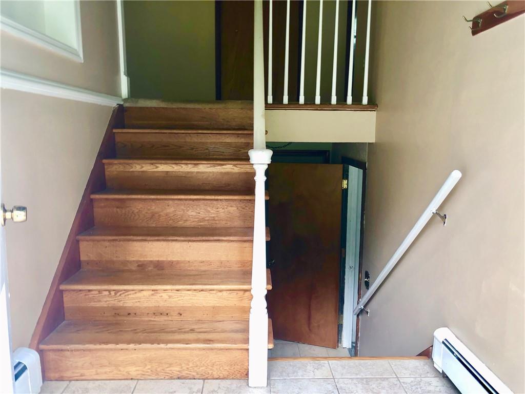 236 Creek Road Poughkeepsie, NY 12601 - Photo 3 of 18 Staircase featuring tile patterned flooring and baseboard heating