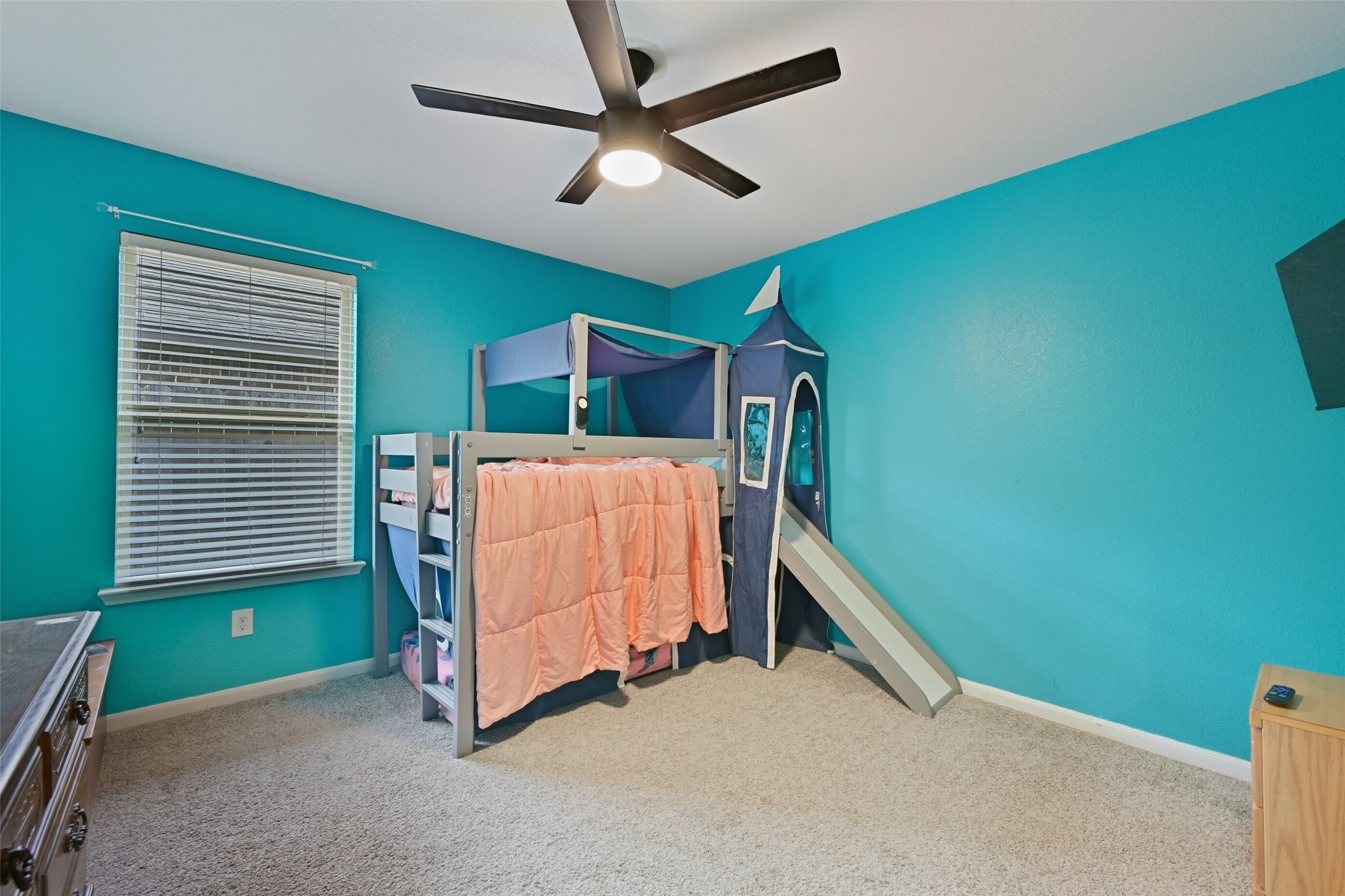 714 Calm Court Rosharon, TX 77583 - Photo 24 of 33 secondary bedroom featuring neutral paint and a large closet.