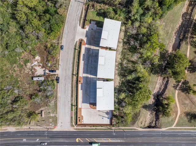 front view of a house with a street