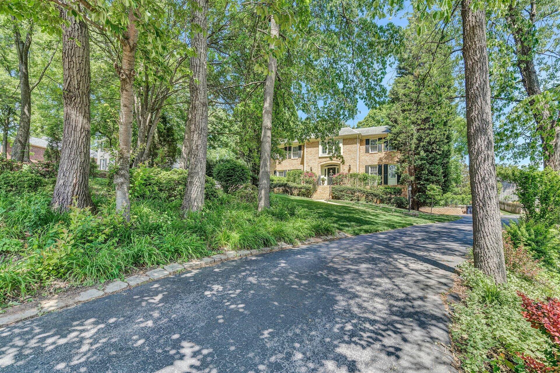 348 Stonehaven Lane Blue Ridge, VA 24064 - Photo 54 of 54 a view of a big yard with plants and large trees