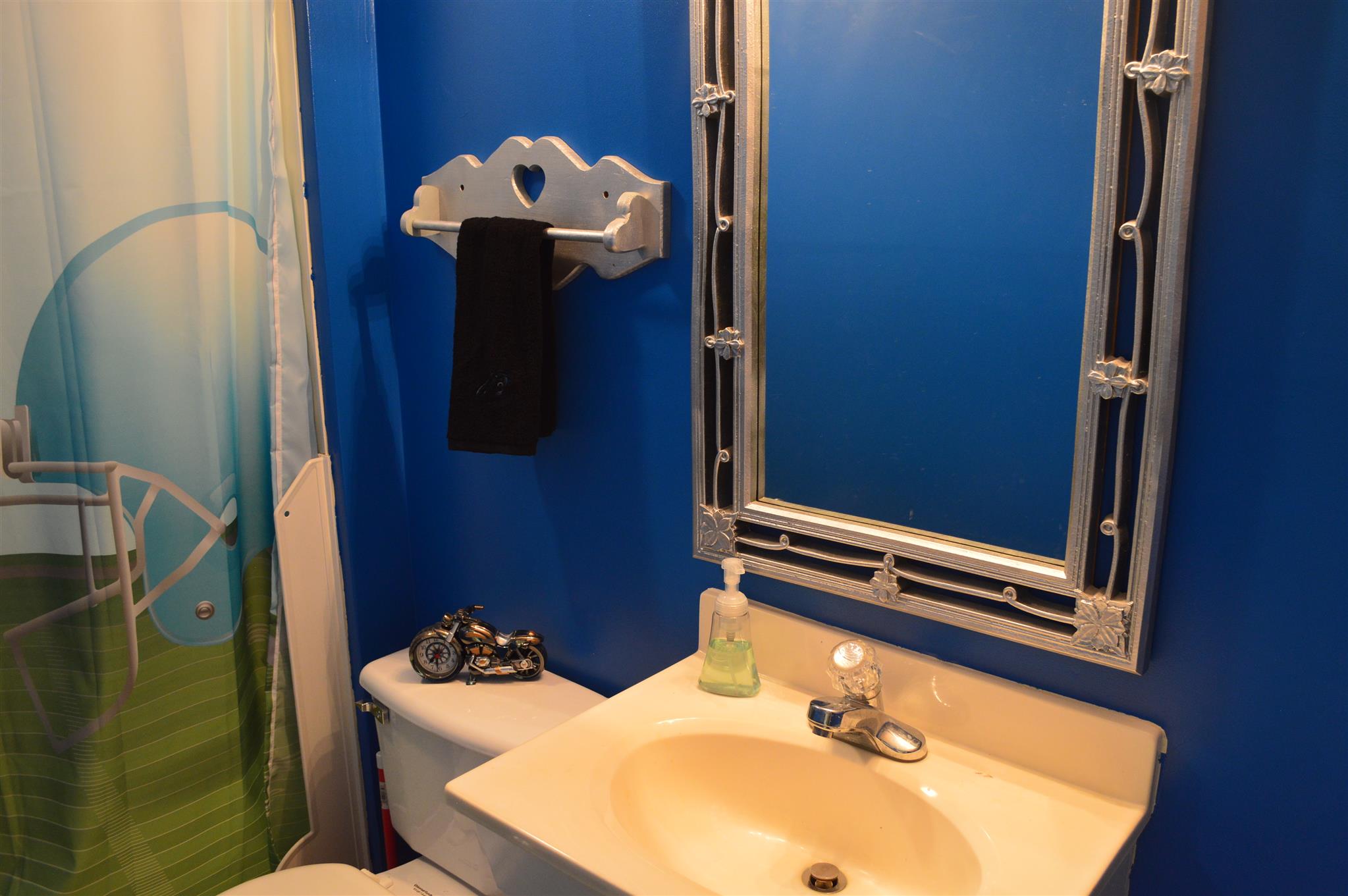 3361 Backridge Road Woodlawn, TN 37191 - Photo 20 of 30 a bathroom with a sink toilet and mirror