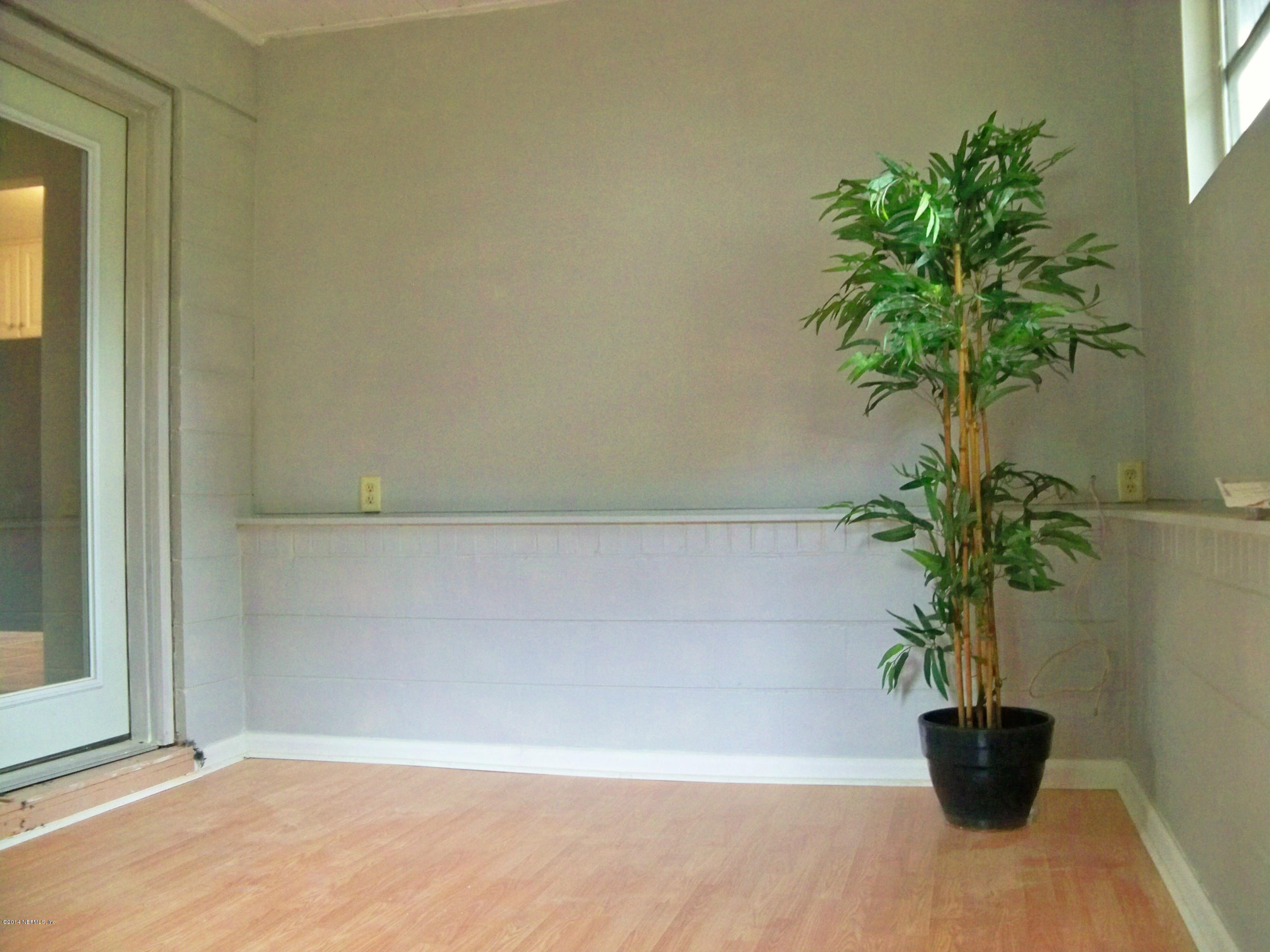3219 Rogero Road Jacksonville, FL 32277 - Photo 13 of 13 a potted plant sitting in a empty room