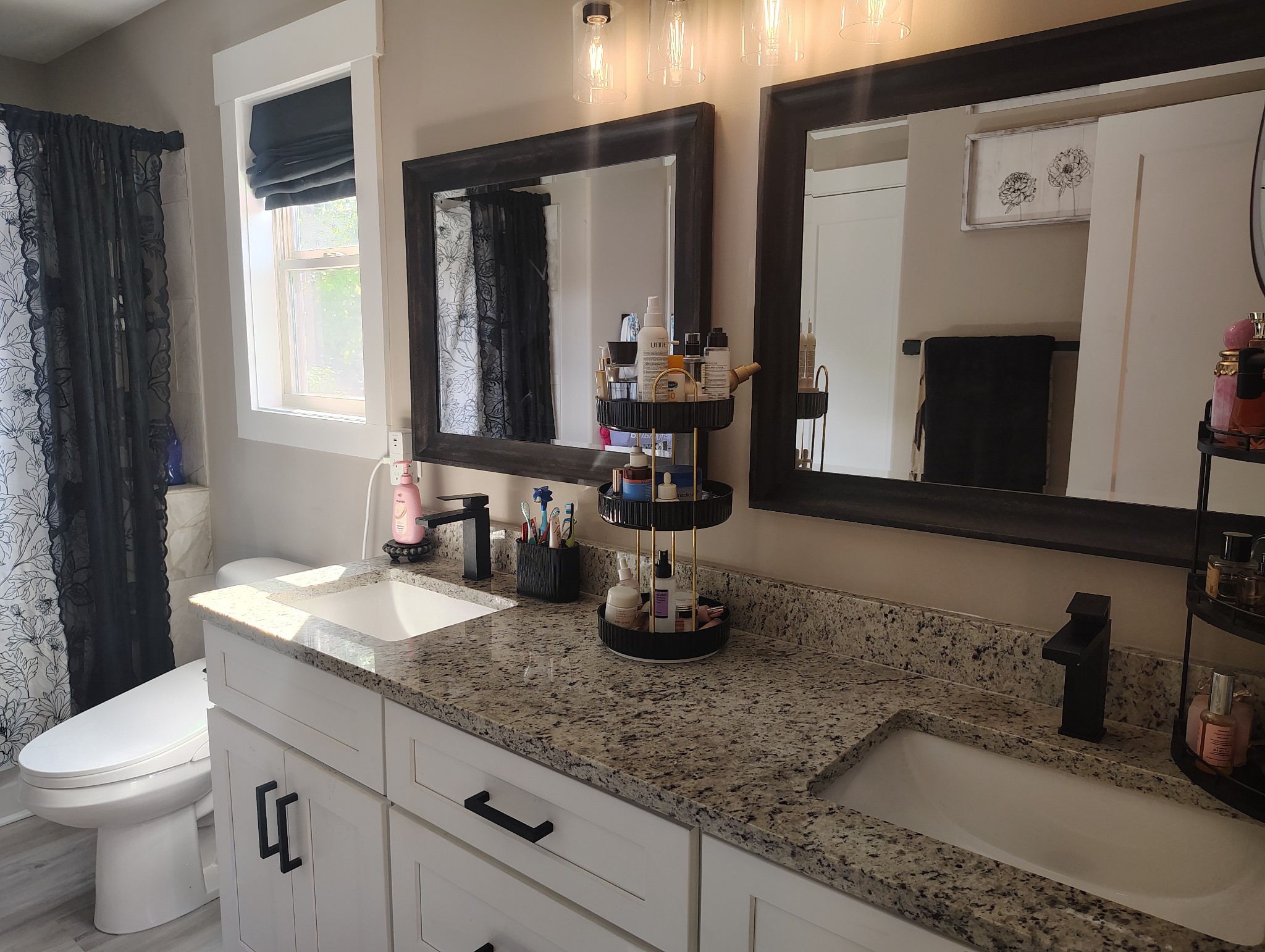 8447 Epperson Springs Road Westmoreland, TN 37186 - Photo 15 of 25 a bathroom with a granite countertop sink and a mirror