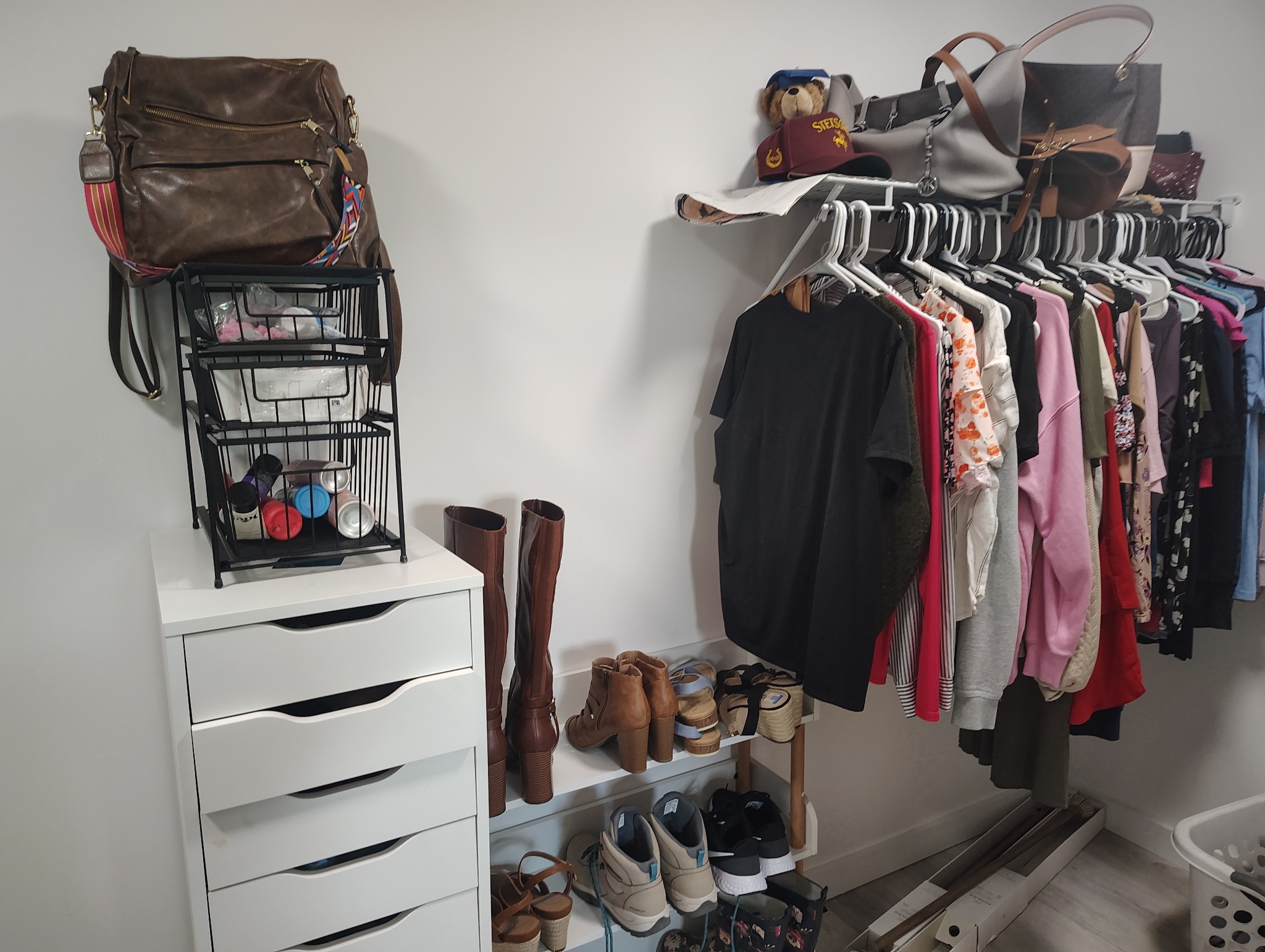 8447 Epperson Springs Road Westmoreland, TN 37186 - Photo 17 of 25 a view of walk in closet with clothes and shoes