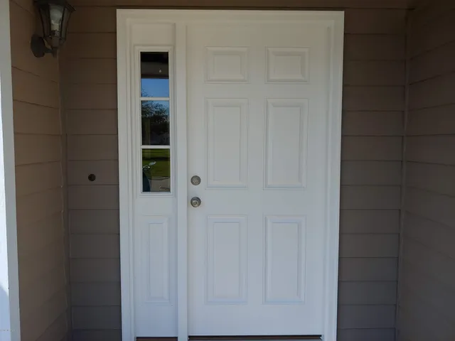 a view of door