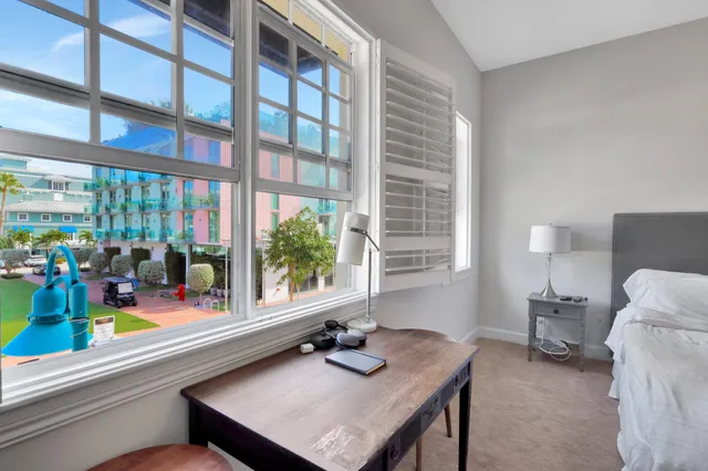 a room with furniture and a window