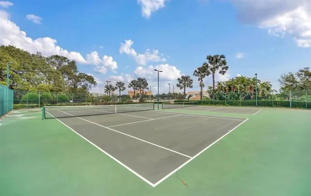 a view of a tennis court