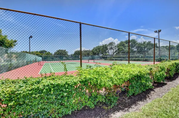 a outdoor view with a sitting space