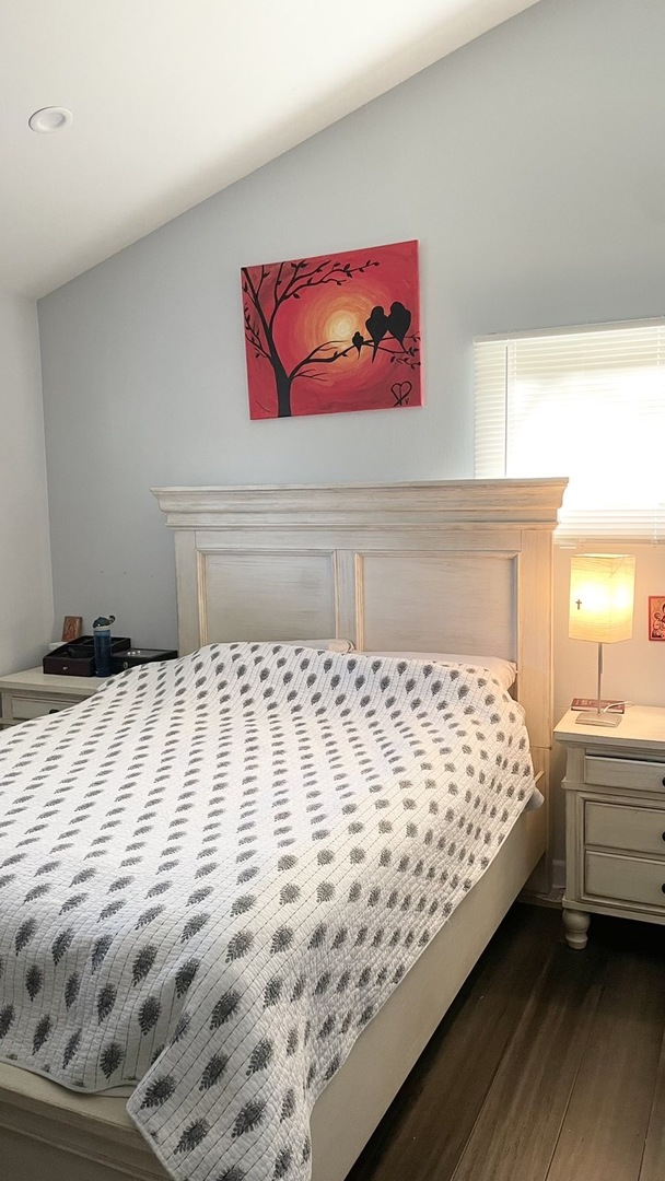 2749 Virginia Lane Glenview, IL 60025 - Photo 36 of 39 a bedroom with a bed and a painting on the wall