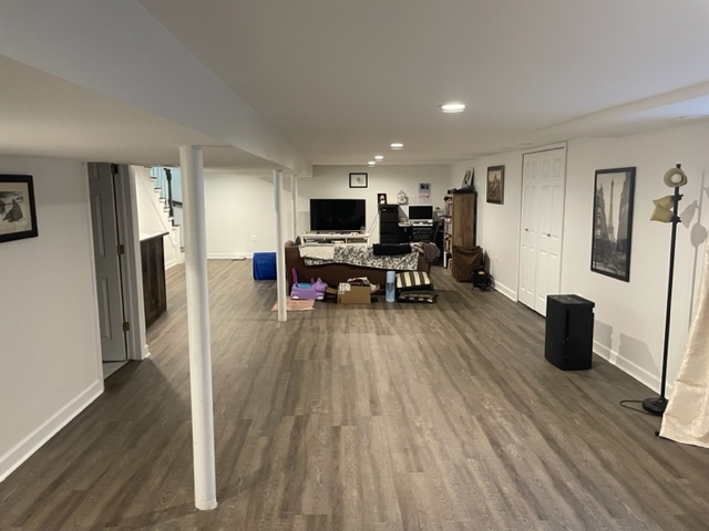 2749 Virginia Lane Glenview, IL 60025 - Photo 38 of 39 a living room with furniture and a flat screen tv