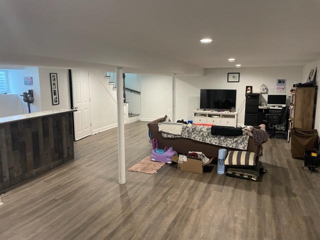 2749 Virginia Lane Glenview, IL 60025 - Photo 39 of 39 a reading room with wooden floor and furniture