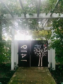 a view of a wooden door of a lake