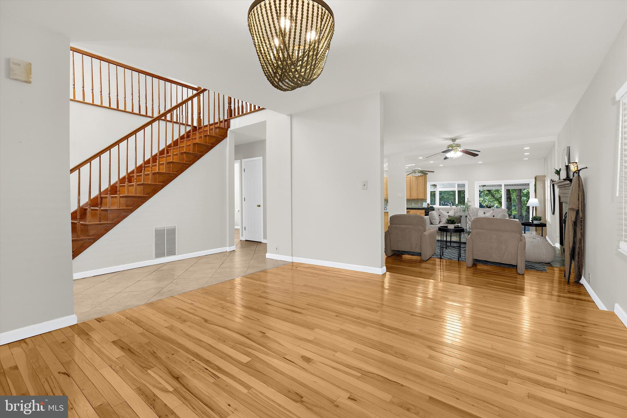 619 Riverside Drive Pasadena, MD 21122 - Photo 8 of 84 a view of livingroom with furniture wooden floor and windows