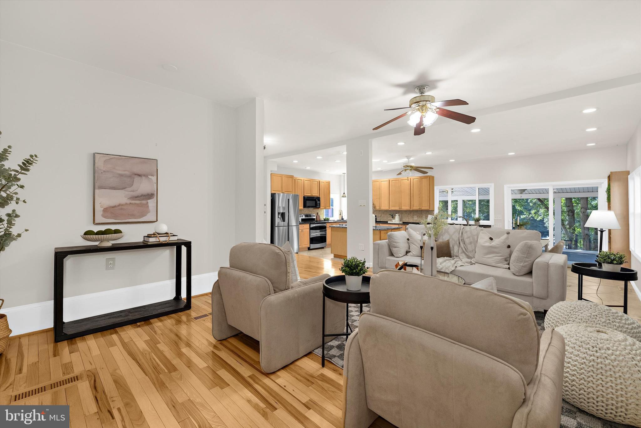 619 Riverside Drive Pasadena, MD 21122 - Photo 10 of 84 a living room with furniture and a wooden floor