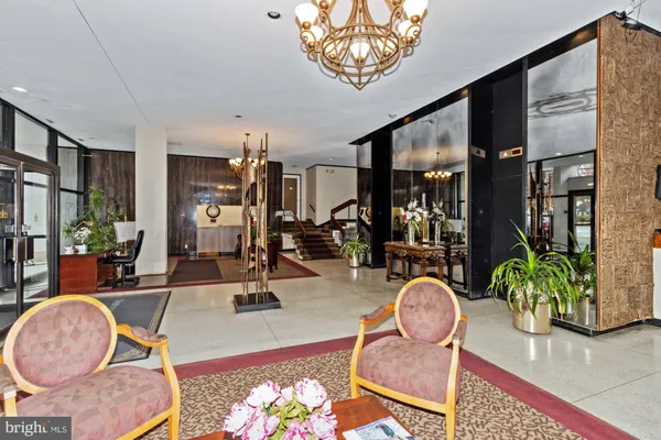 a living room filled with furniture