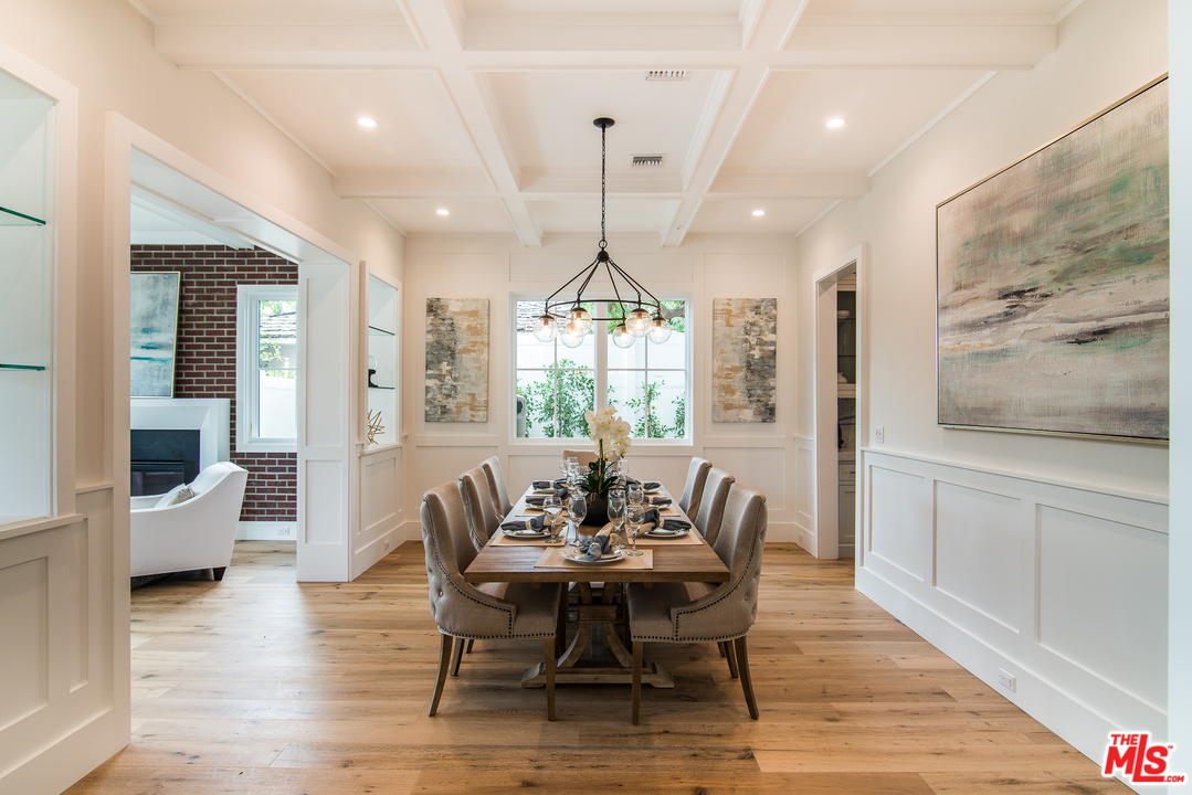 4425 Beck Avenue Studio City, CA 91602 - Photo 12 of 48 a view of a dining room with furniture window and wooden floor