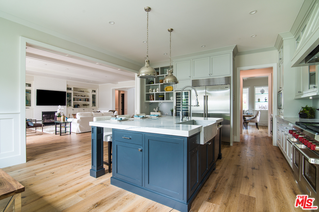 4425 Beck Avenue Studio City, CA 91602 - Photo 19 of 48 a large kitchen with lots of counter space and windows