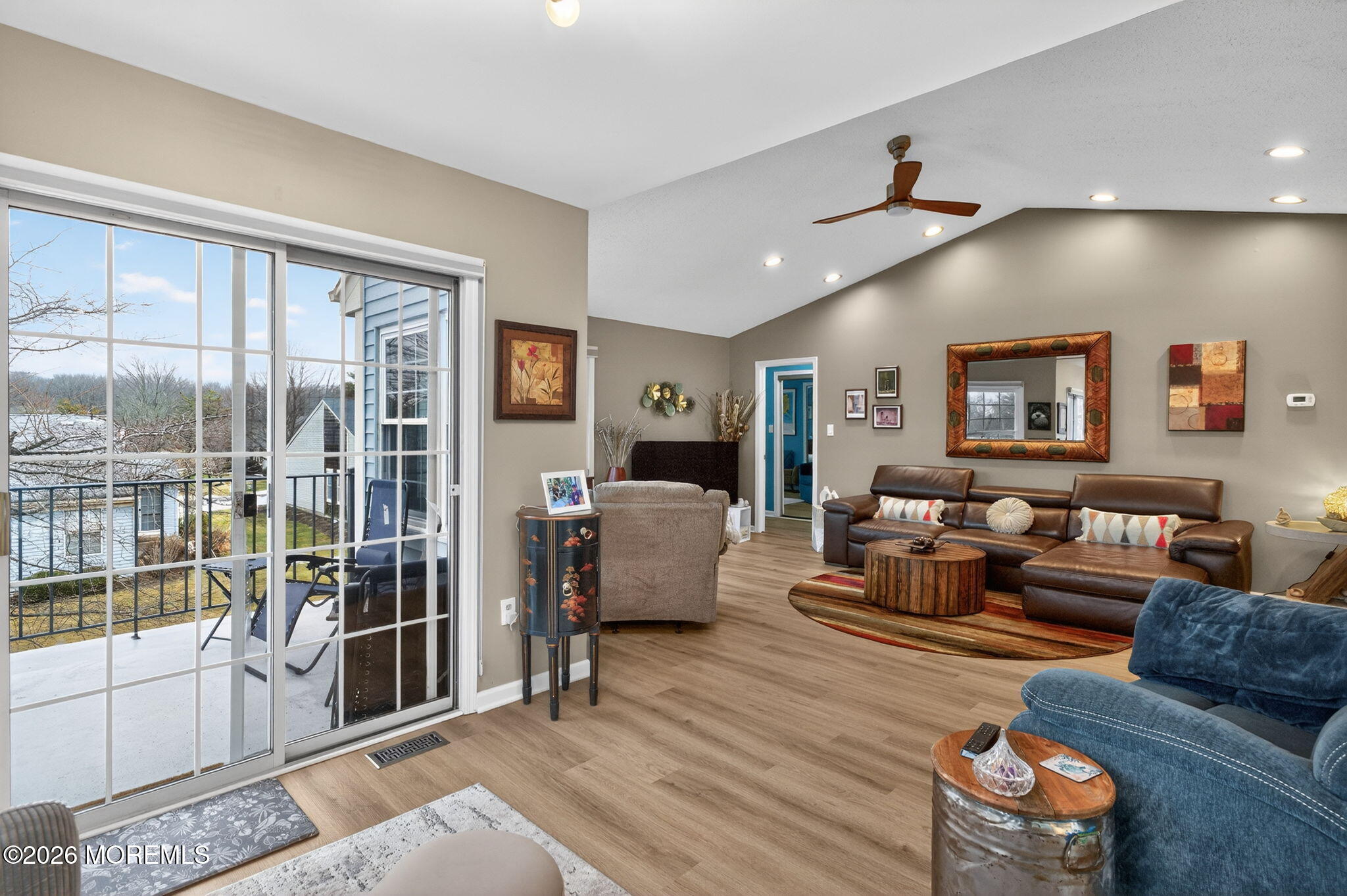 5 Scarborough Road, Unit D Monroe Township, NJ 08831 - Photo 2 of 28 a living room with furniture and a large window