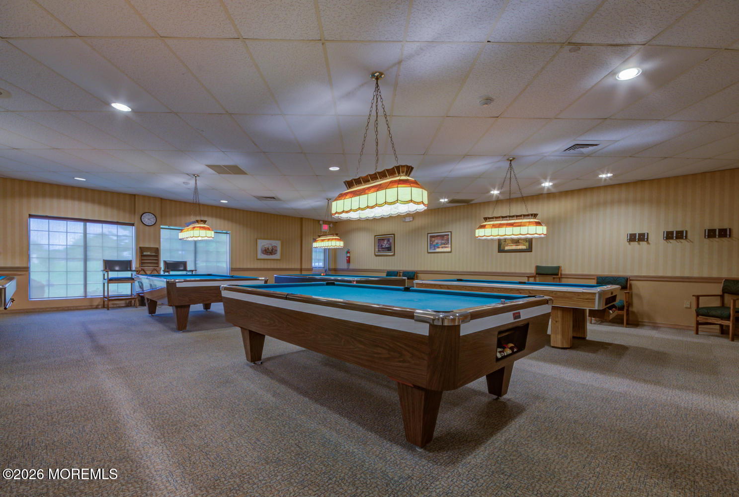 5 Scarborough Road, Unit D Monroe Township, NJ 08831 - Photo 25 of 28 a living room with pool table and chairs