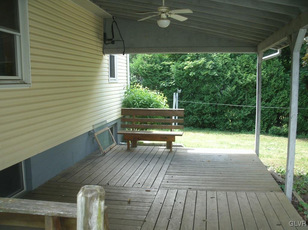 174 East County Road Drums, PA 18222 - Photo 3 of 12 a view of a deck with wooden floor and outdoor space