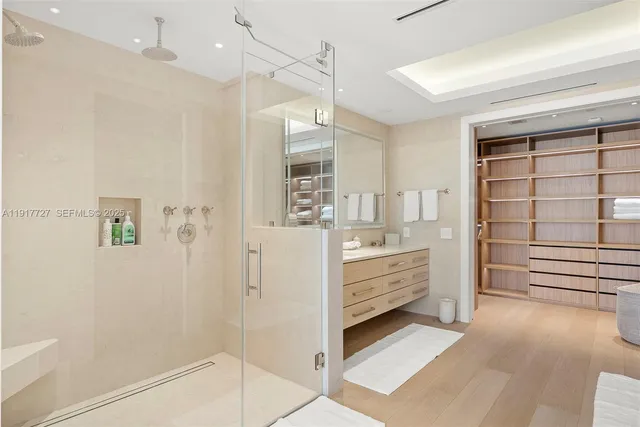 a view of walk in closet