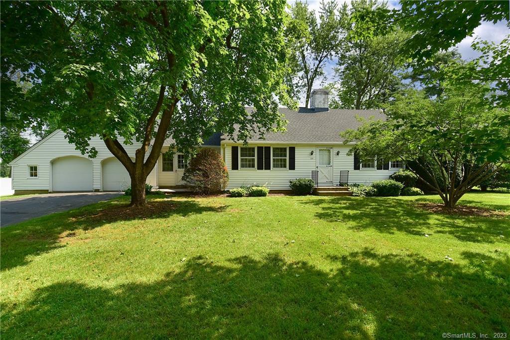164 Marbern Drive Suffield, CT 06078 - Photo 1 of 1 a front view of a house with yard and green space