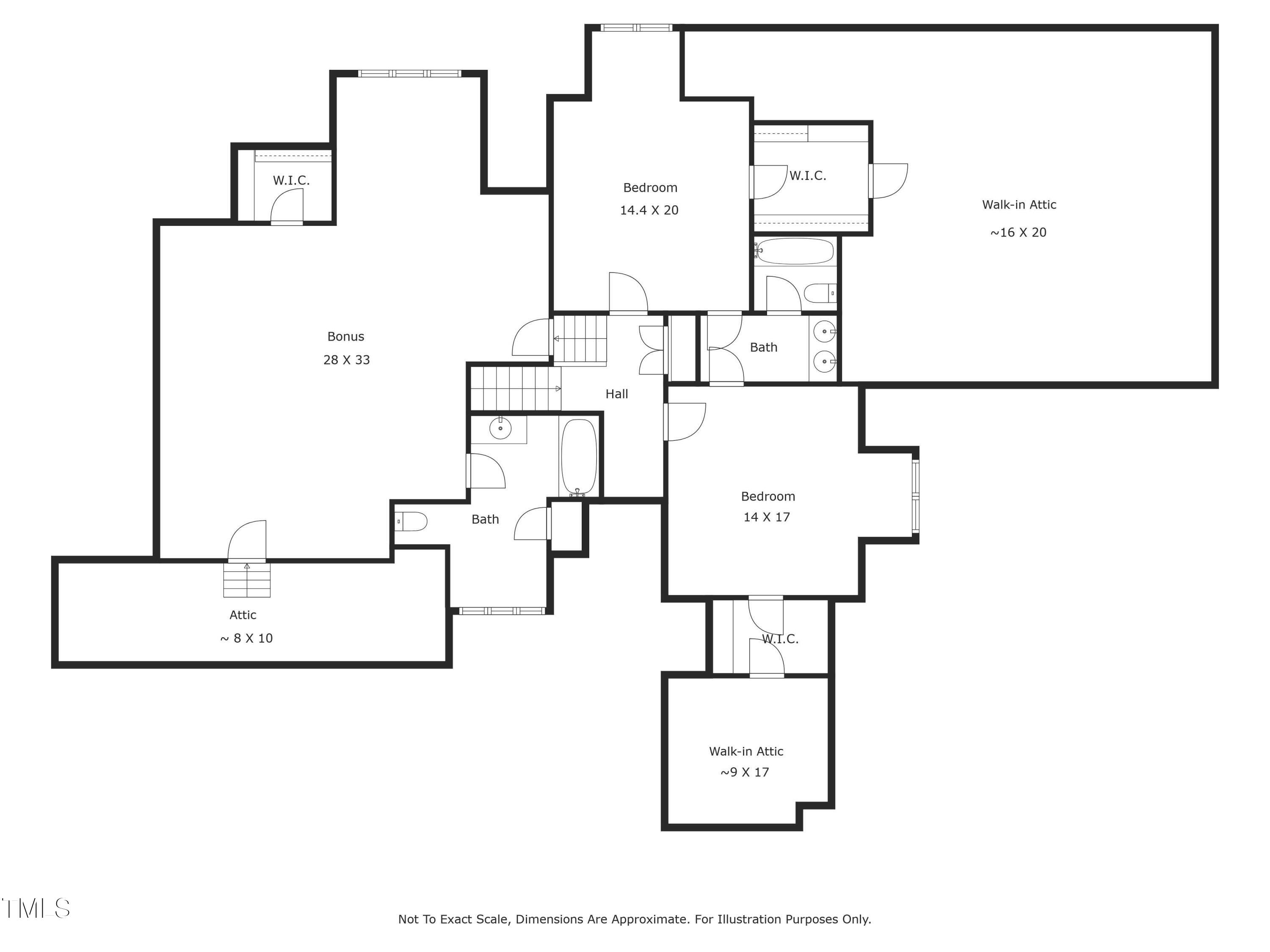 1217 Prairie Pond Circle Raleigh, NC 27614 - Photo 66 of 67 FloorPlanUpperFloor