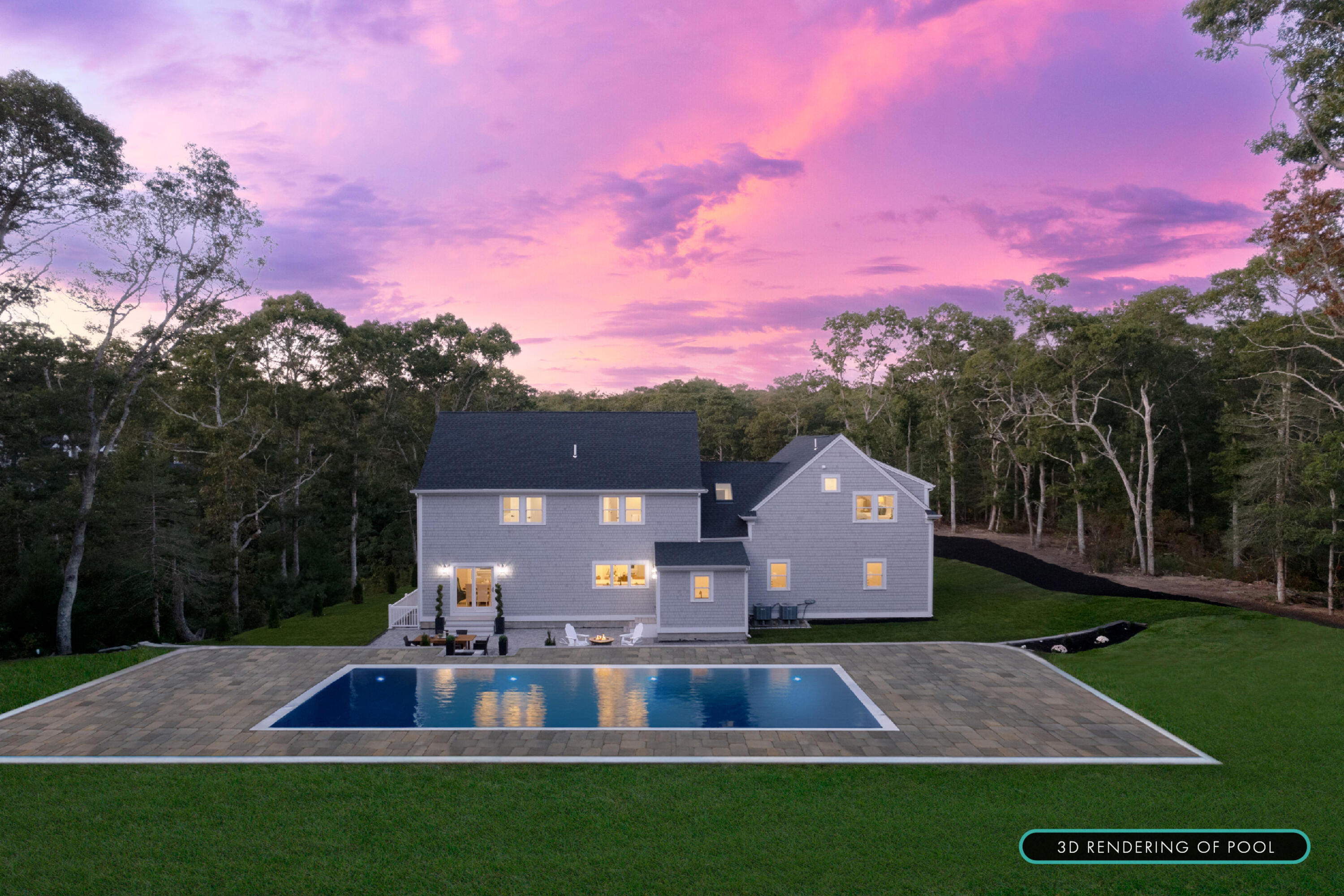 29 Summerwind Lane Centerville, MA 02632 - Photo 13 of 95 Pool in Back Yard Shown In 3D