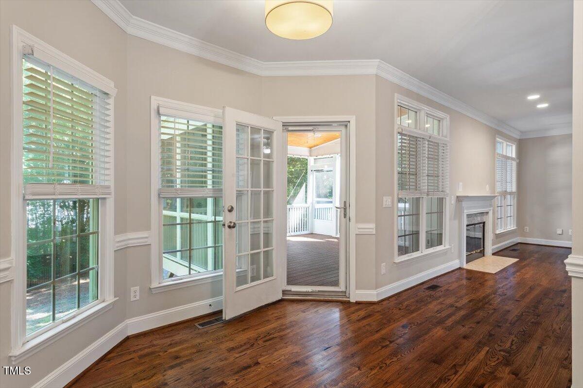1913 Katesbridge Lane Raleigh, NC 27614 - Photo 10 of 38 a view of an entryway with wooden floor