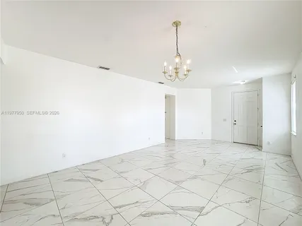 a view of an empty room