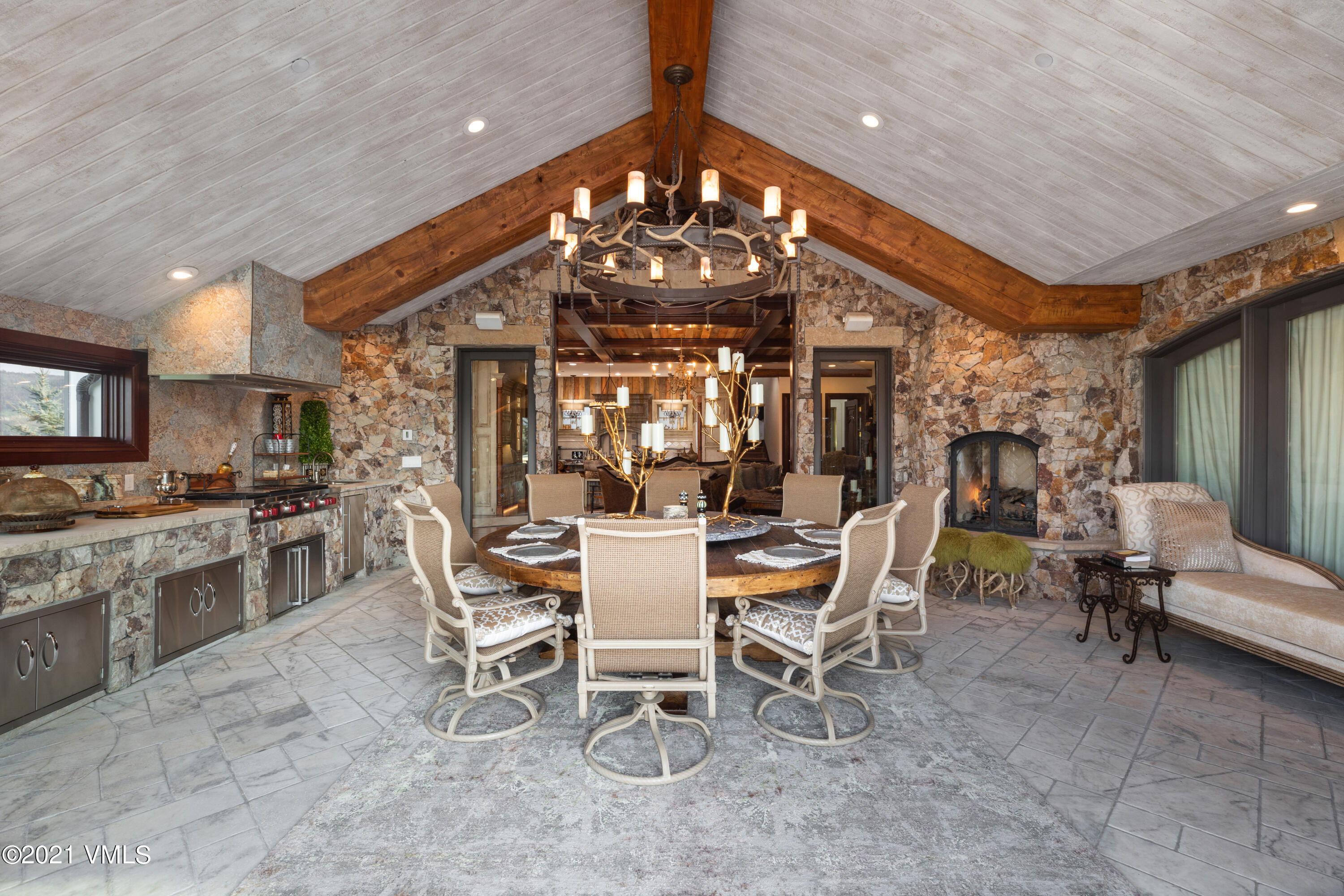 245 Casteel Ridge Edwards, CO 81632 - Photo 11 of 21 a view of a dining room with furniture and chandelier