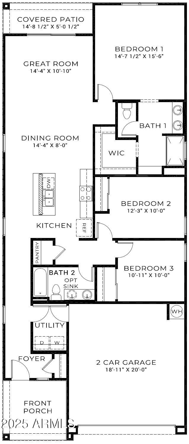 2898 Shepperd Avenue Apache Junction, AZ 85120 - Photo 16 of 16 Caroline floor plan - MLS
