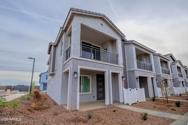 a view of a building with many windows