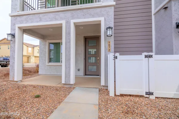 a view of a entryway front of house