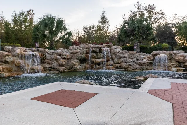 a view of a building with street view