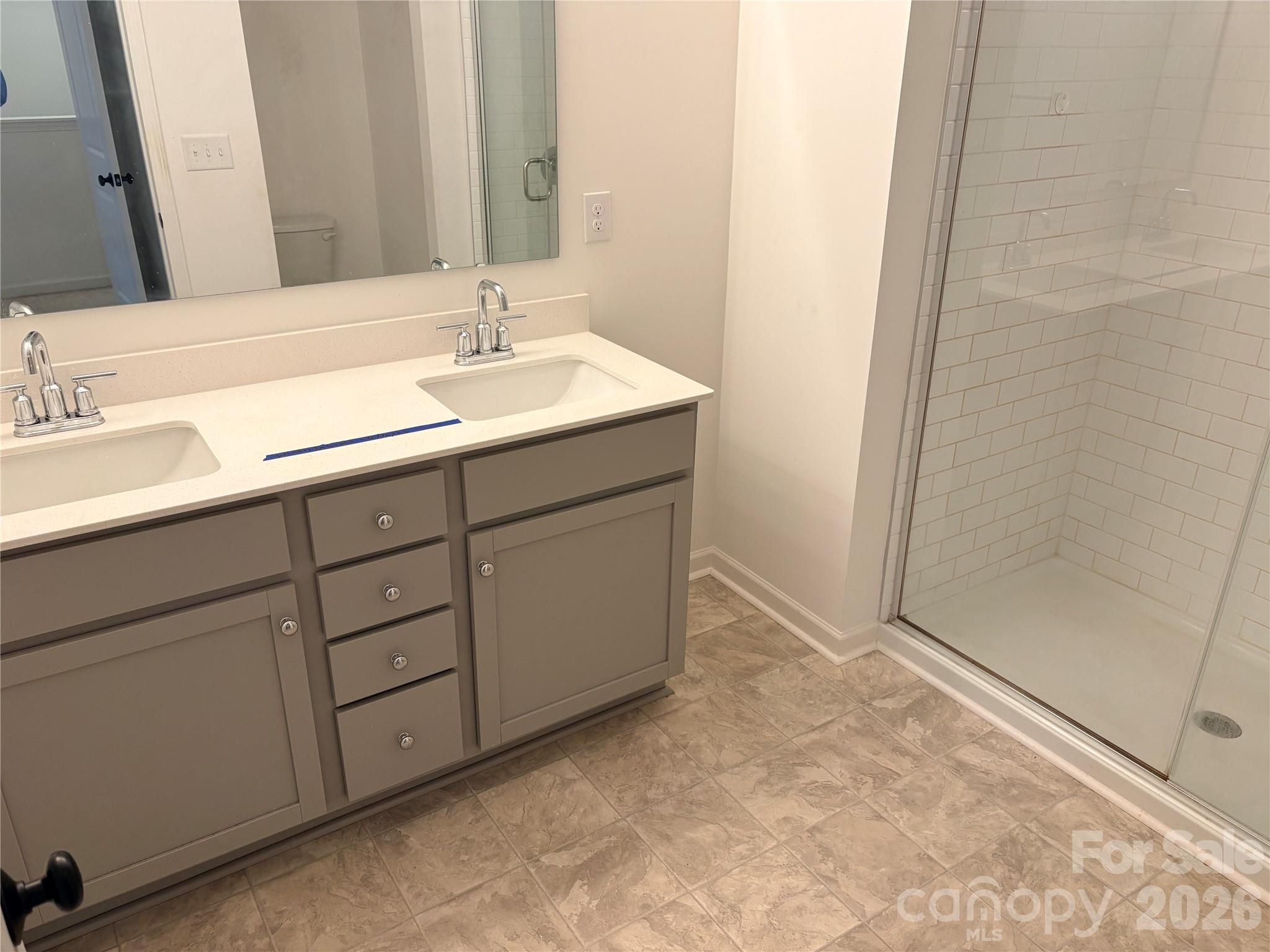 514 Station Street Clover, SC 29710 - Photo 12 of 17 a bathroom with a sink and a mirror