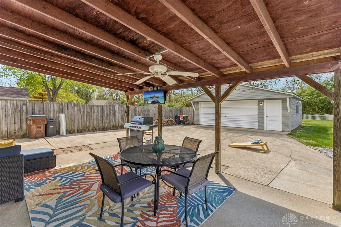 4934 Castleton Drive Fairfield, OH 45014 - Photo 25 of 36 This covered patio offers an ideal space for outdoor enjoyment and entertaining.