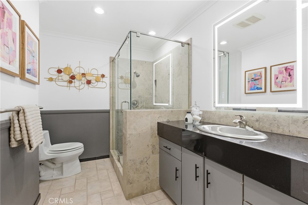 41 Hidden Valley Road Monrovia, CA 91016 - Photo 35 of 51 3/4 Bath on 1st Level with Bedroom #4
