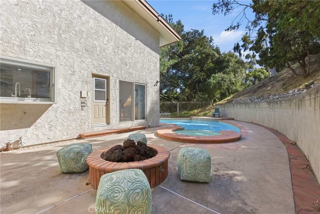 41 Hidden Valley Road Monrovia, CA 91016 - Photo 38 of 51 Firepit in pool area