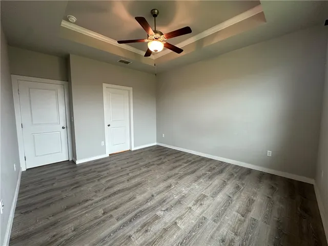 wooden floor in an empty room