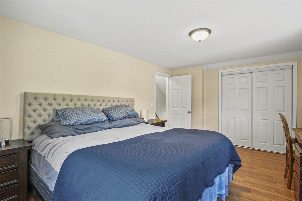 3775 South Athol Road Athol, MA 01331 - Photo 16 of 33 a bedroom with a bed and wooden floor