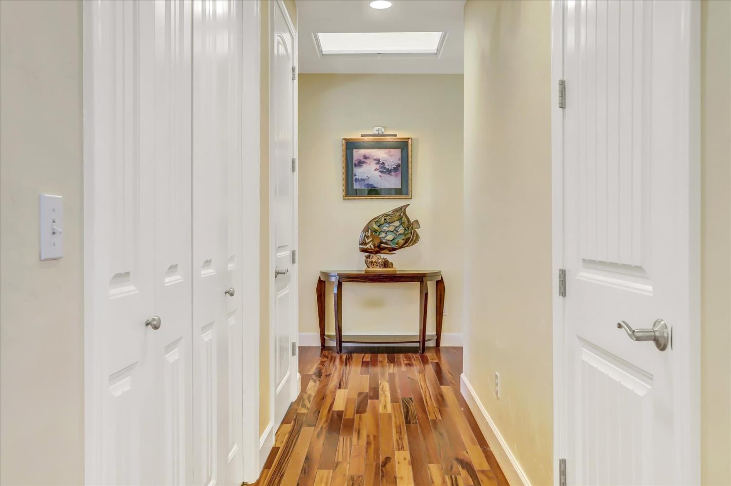 10973 Scotts Flat Dam Road Nevada City, CA 95959 - Photo 31 of 91 a view of a hallway with wooden floor and entryway