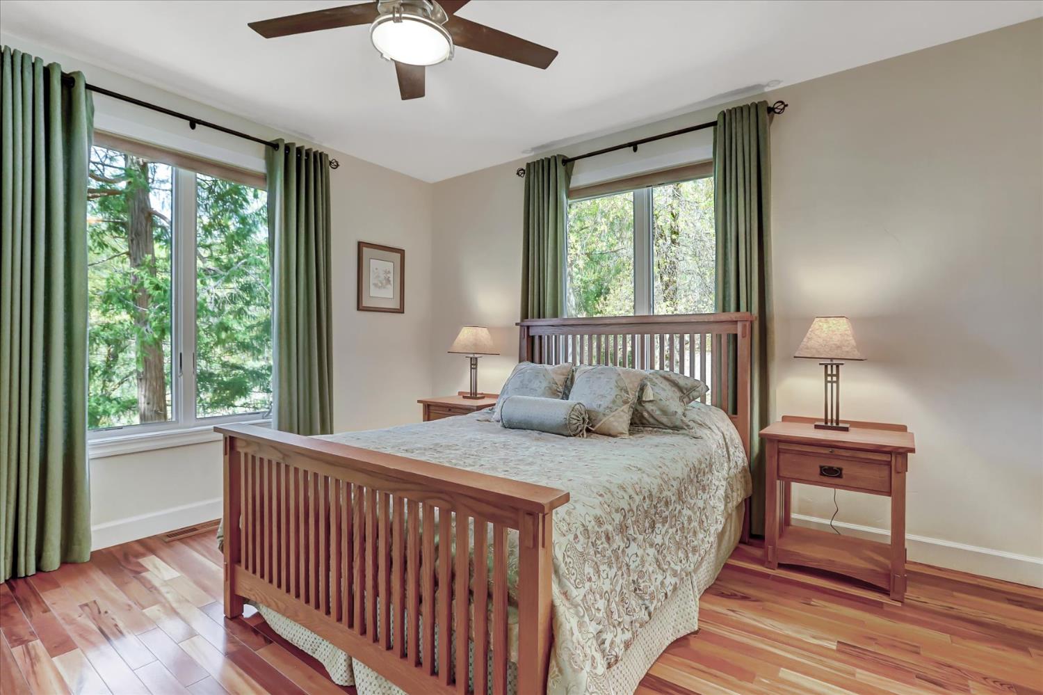 10973 Scotts Flat Dam Road Nevada City, CA 95959 - Photo 47 of 91 a bedroom with a bed and a window