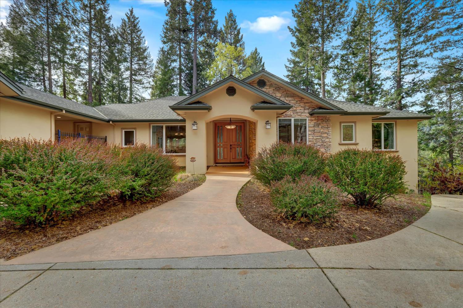 10973 Scotts Flat Dam Road Nevada City, CA 95959 - Photo 80 of 91 a front view of a house with a yard