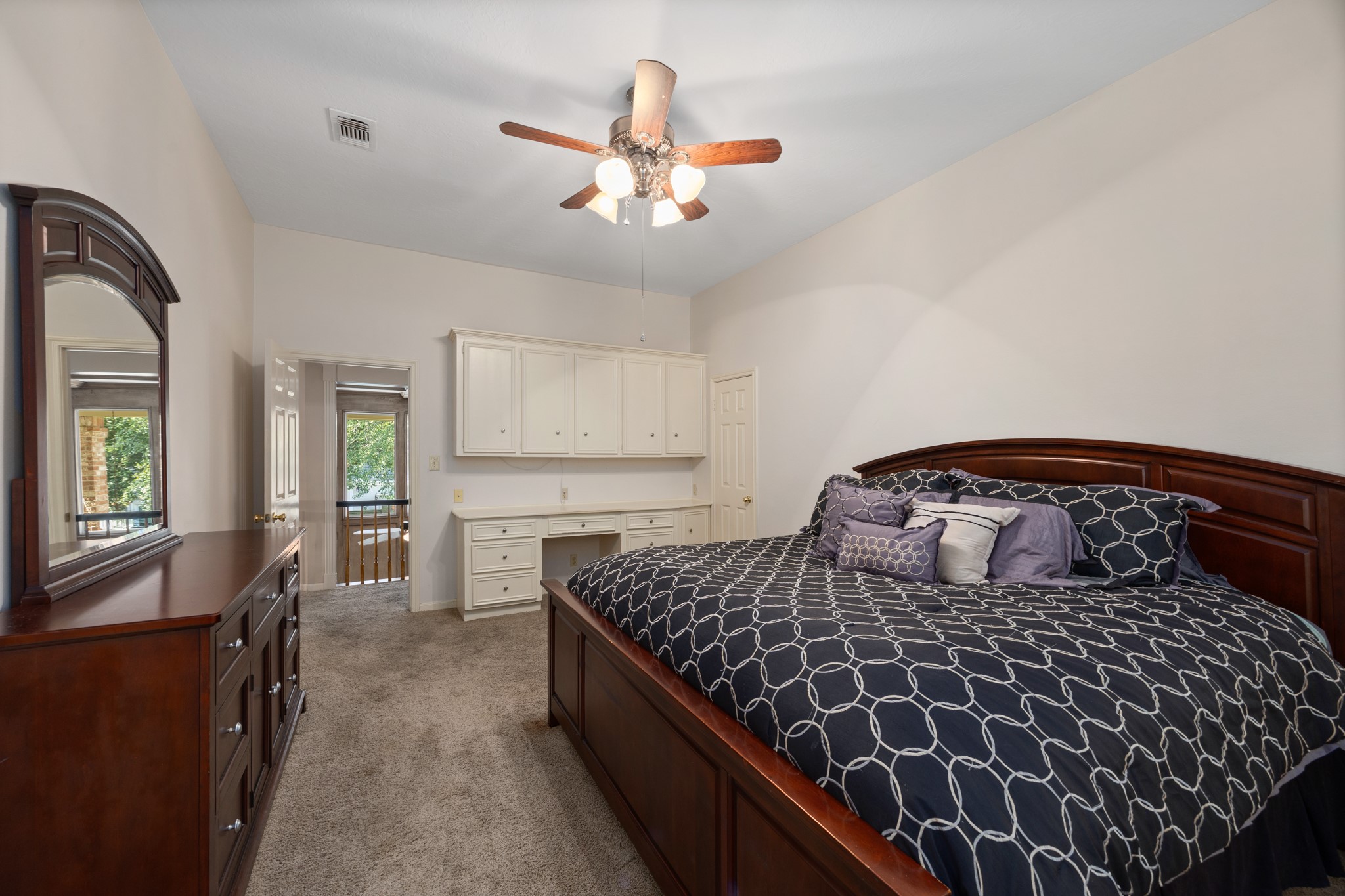 8807 Chelmsford Lane Spring, TX 77379 - Photo 34 of 50 This bedroom also features a built in desk.