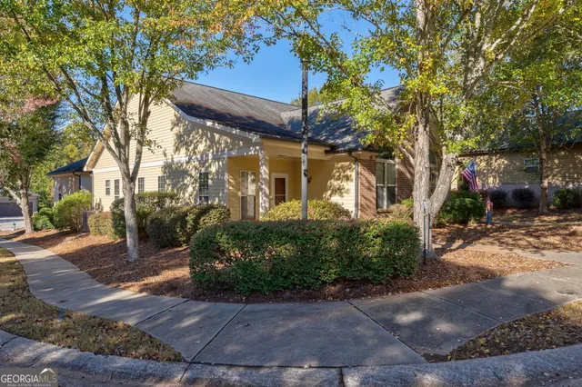a plant that is in front of a house